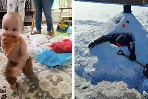 35 уморительных фото, которыми поделились родители в соцсетях