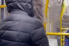 Метель в норильском автобусе