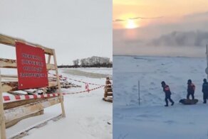 "Остров проклятых": в Архангельской области врачи везут пациента с инсультом на санях
