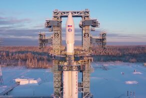 С космодрома Плесецк стартовала тяжелая ракета-носитель «Ангара-А5»