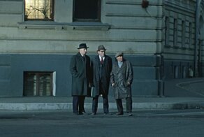 Любопытная деталь с домом в фильме "Белорусский вокзал"