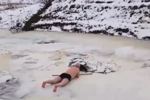 Белорус увидел тонущую собаку и кинулся на помощь