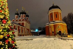 Живой колокольный звон под Рождество. Высоко-Петровский монастырь