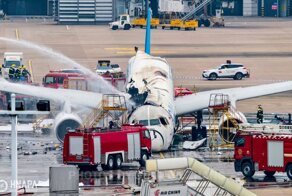 В китайском аэропорту сгорел российский Ту-204