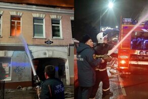 В Ялте загорелся двухэтажный дом, пожару присвоен ранг повышенной сложности