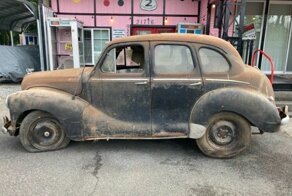 Ржавчина, плесень и мох: в США обнаружен Austin A40 Devon 1950 года