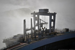 Чиркейская ГЭС - самая высокая арочная плотина в России (48 фото)