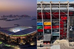 В Катаре появился стадион из старых контейнеров: его можно собирать как LEGO