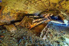 Подводная лодка Б-73, которая после списания оказалась вмурованной в бетонный пирс