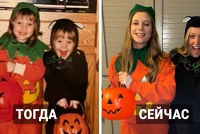 Спустя года: люди воссоздали детские фото