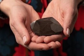 Уникальный черный бриллиант "Энигма" впервые выставили на всеобщее обозрение
