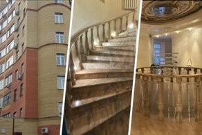 Коттедж в многоэтажном доме: в Тюмени за 53 млн продают трехуровневую квартиру с гаражом внутри