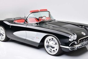 Потрясающий Corvette рестомод 1958 года на современном шасси с двигателем V8