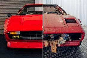 Ferrari 308 GTSi 1982 года — действительно особенная находка в сарае