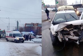 Авария дня. В Петербурге в результате ДТП машина вылетела на тротуар и покалечила девочку