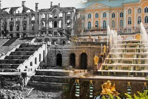 Тогда и сейчас: фото разрушенных дворцов Ленинграда