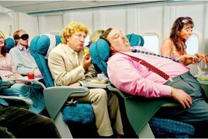 Как летают по миру очень полные люди