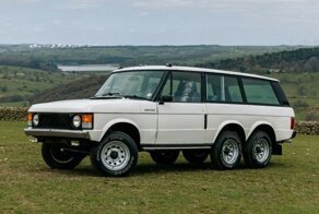 Трехдверный Range Rover 6×6: необычный английский 6-колесный внедорожник