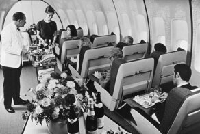 Как летали на самолете Boeing 747 в 1970-х