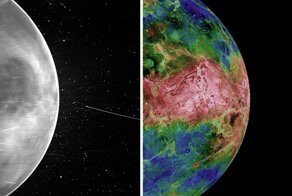 Зонд NASA впервые снял теневую сторону Венеры в видимом свете