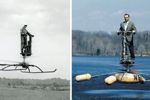 Аэроцикл De Lackner HZ-1: персональный одноместный вертолет 1950-х годов
