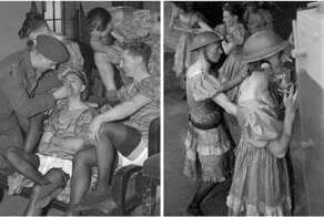 7 скандальных кадров: почему британские солдаты надевали женские платья и чулки