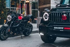 Компания Brabus представила свой первый лимитированный мотоцикл: всю партию раскупили за две минуты