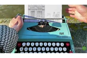 Мужчина "нарисовал" Биг-Бен с помощью пишущей машинки