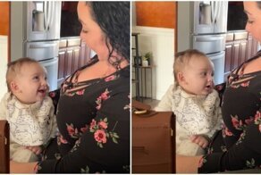 Дай: малыш с аппетитом смотрит на грудь подруги матери