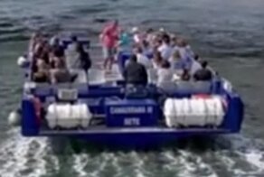 Смелый любитель паркура