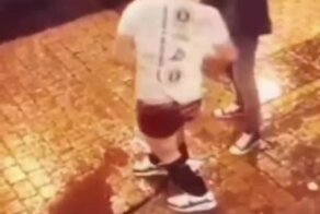 Пьяный тусовщик "застрял в текстуре"