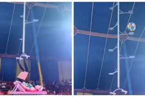 Циркачка показала просто волшебный акробатический номер