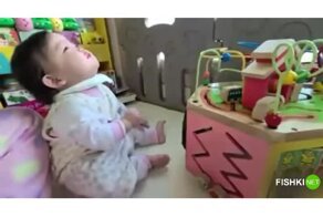 Малыш немного психанул