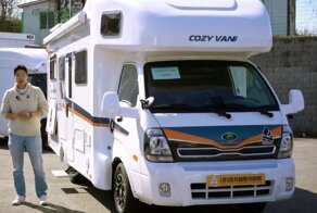 Комфортный автодом из Южной Кореи, сделанный на базе небольшого грузовичка Kia Bongo