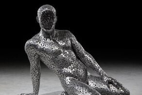 Скульптор создает реалистичные фигуры из велосипедных цепей