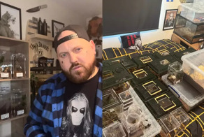 Мужчина нашел странный способ успокоить нервы: он стал разводить пауков