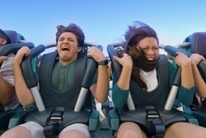 Видео: реакция на экстремальные американские горки