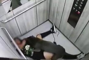 В Колумбии питбуль напал на женщину в лифте