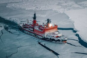 Атомный ледокол «Ямал»: уникальные кадры с дрона
