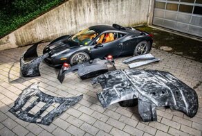 Прототип Ferrari LaFerrari, основанный на сильно модифицированном 458 Italia