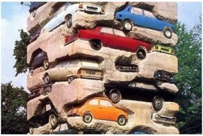 20 шикарных скульптур и памятников из автомобилей и не только