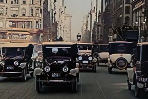 Автомобильное движение 1920-х годов: путешествие во времени по улицам разных городов мира