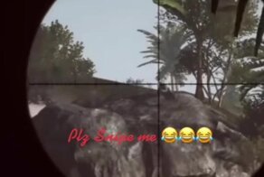 Игрок издевается над снайпером
