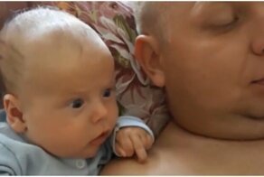 Просмотр футбола с папой