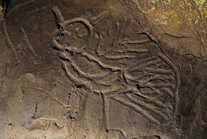 Археологи обнаружили массивные наскальные рисунки в засекреченной пещере в США