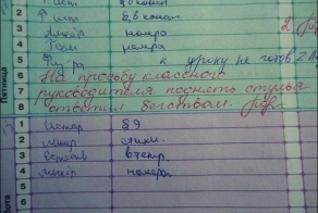 Забавные записи в дневниках (10 фото)