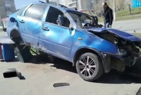 Авария дня. В Пермском крае пьяный водитель сбил двух братьев