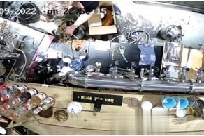 Эффектный взрыв пивной кеги попал на видео