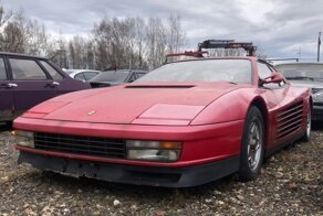 «Полиция Майями»: на штафстоянке в Подмосковье стоит заброшенная Ferrari Testarossa