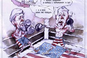 Карикатуры из советского журнала "Крокодил": реалии России 2000-х